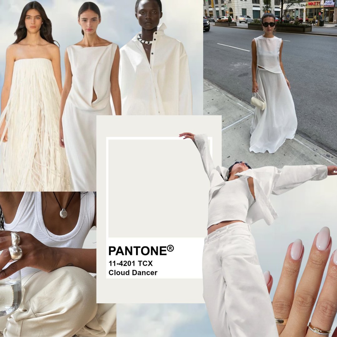 CLOUD DANCER: A COR DO ANO DE 2026 PELA PANTONE 
