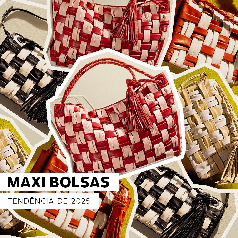 MAXI BOLSAS - ELAS VÃO DOMINAR OS SEUS LOOKS