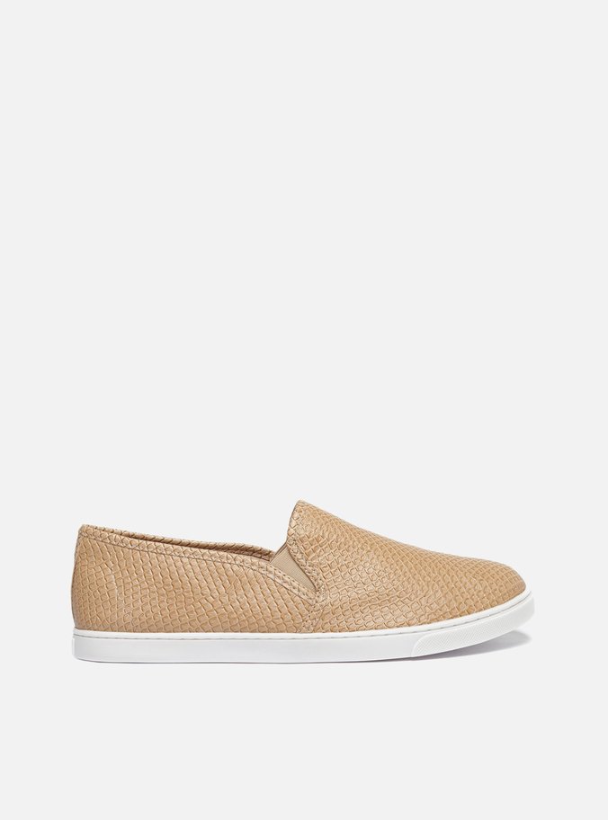 Tênis Slip On Snake Nude