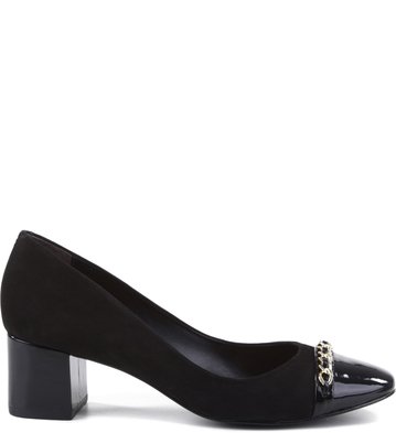 Scarpin Nobuck Preto