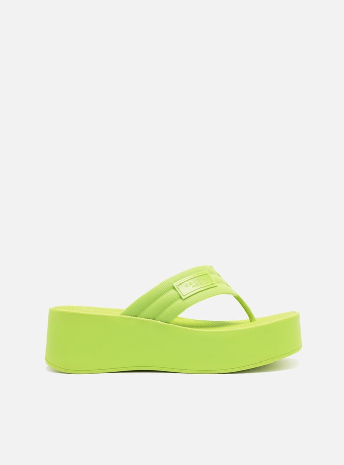 Tamanco Verde Flatform Lulu Brizza