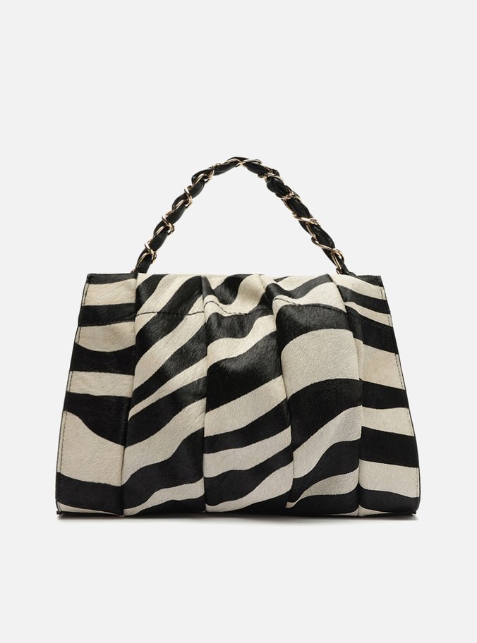 Bolsa Tote Animal Print Zebra Milano Grande