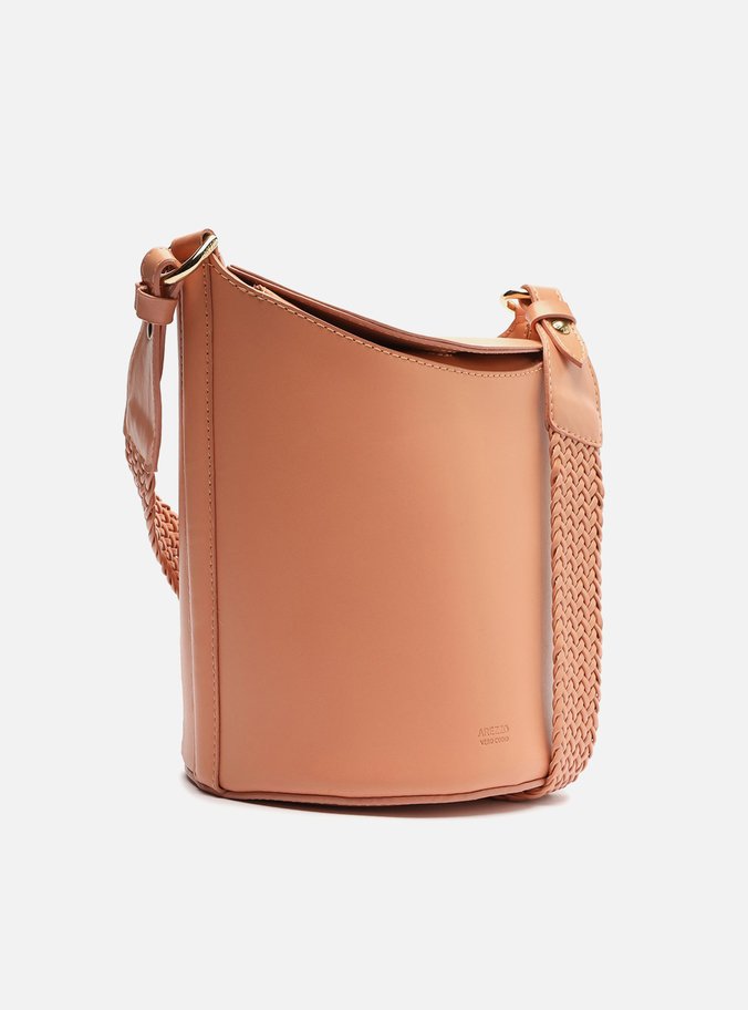 Bolsa Tote Rosa Couro Média