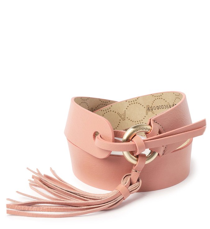 Cinto Rosa Couro Melina