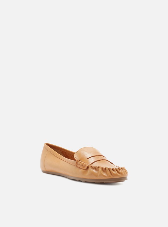 Mocassim Marrom Detalhe Franzido