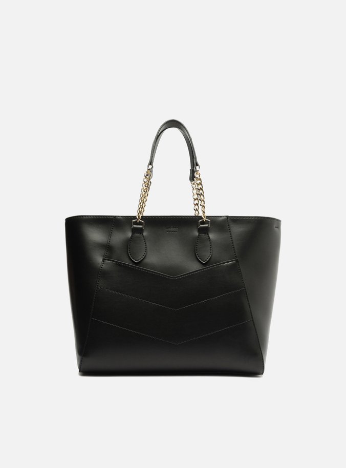 Bolsa Tote Preta Média Costuras
