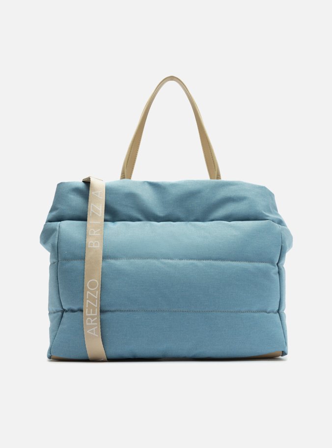 Bolsa Shopping Azul Nylon Grande Brizza