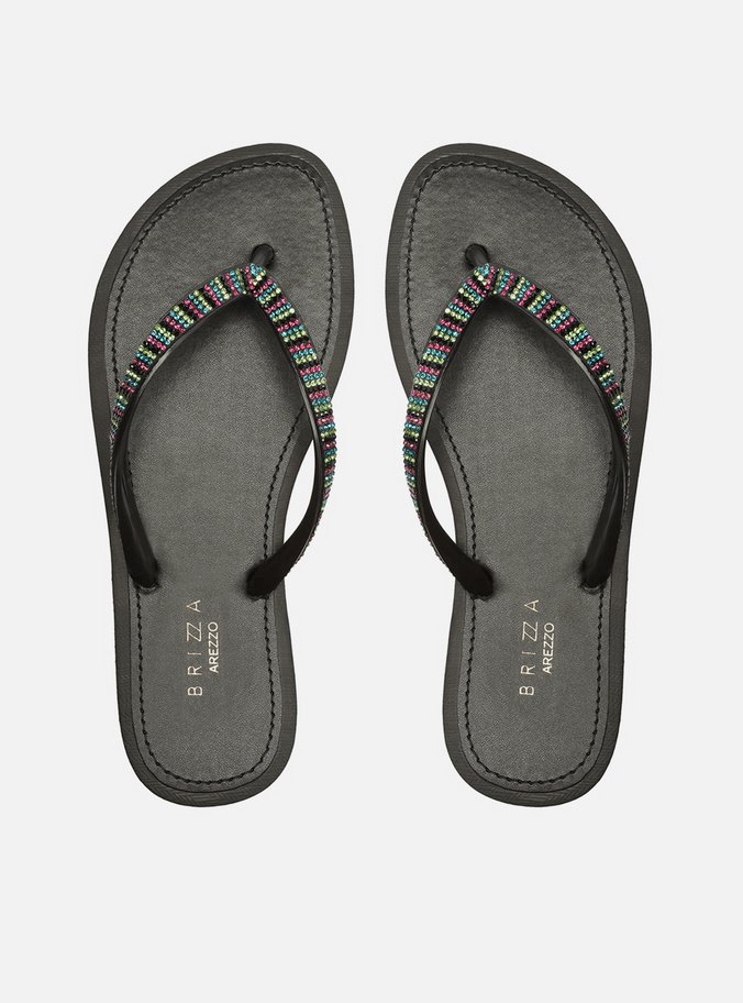 Chinelo de Dedo Preto Brizza