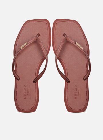 Chinelo de Dedo Rosa Square Brizza
