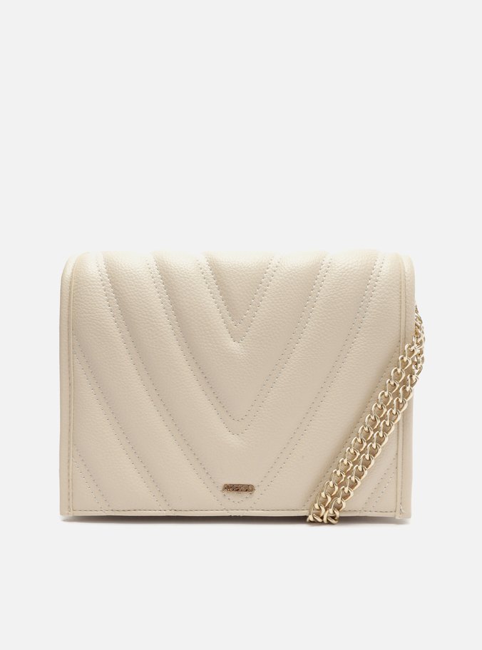 Bolsa Tiracolo Off-White Pequena Matelassê