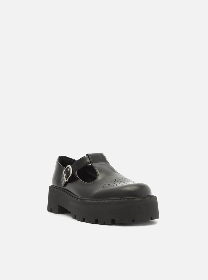 Mocassim Preto Tratorada Ashley