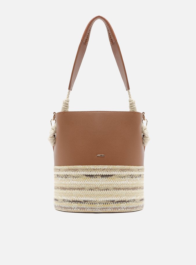Bolsa Tiracolo Média Marrom