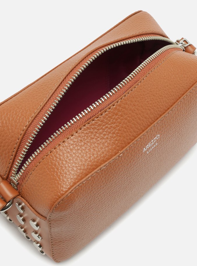 Bolsa Tiracolo Marrom Média