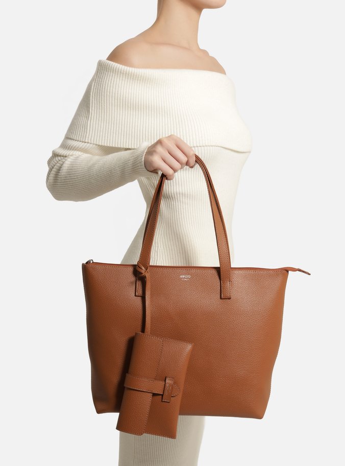 Bolsa Shopping Marrom Mercato Grande