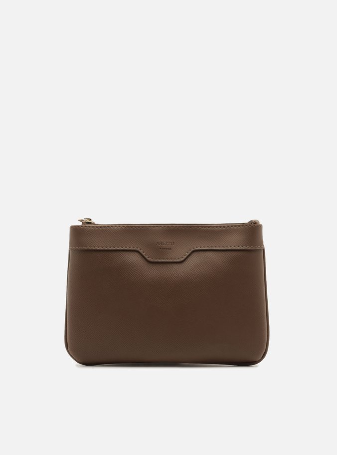 Bolsa Tiracolo Marrom Média