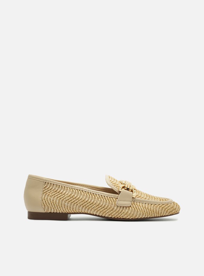 Mocassim Nude Tramado Metal Elos