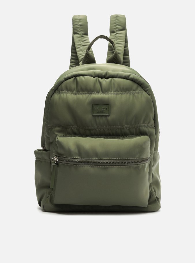 Mochila Verde Nylon Grande Sporty Brizza