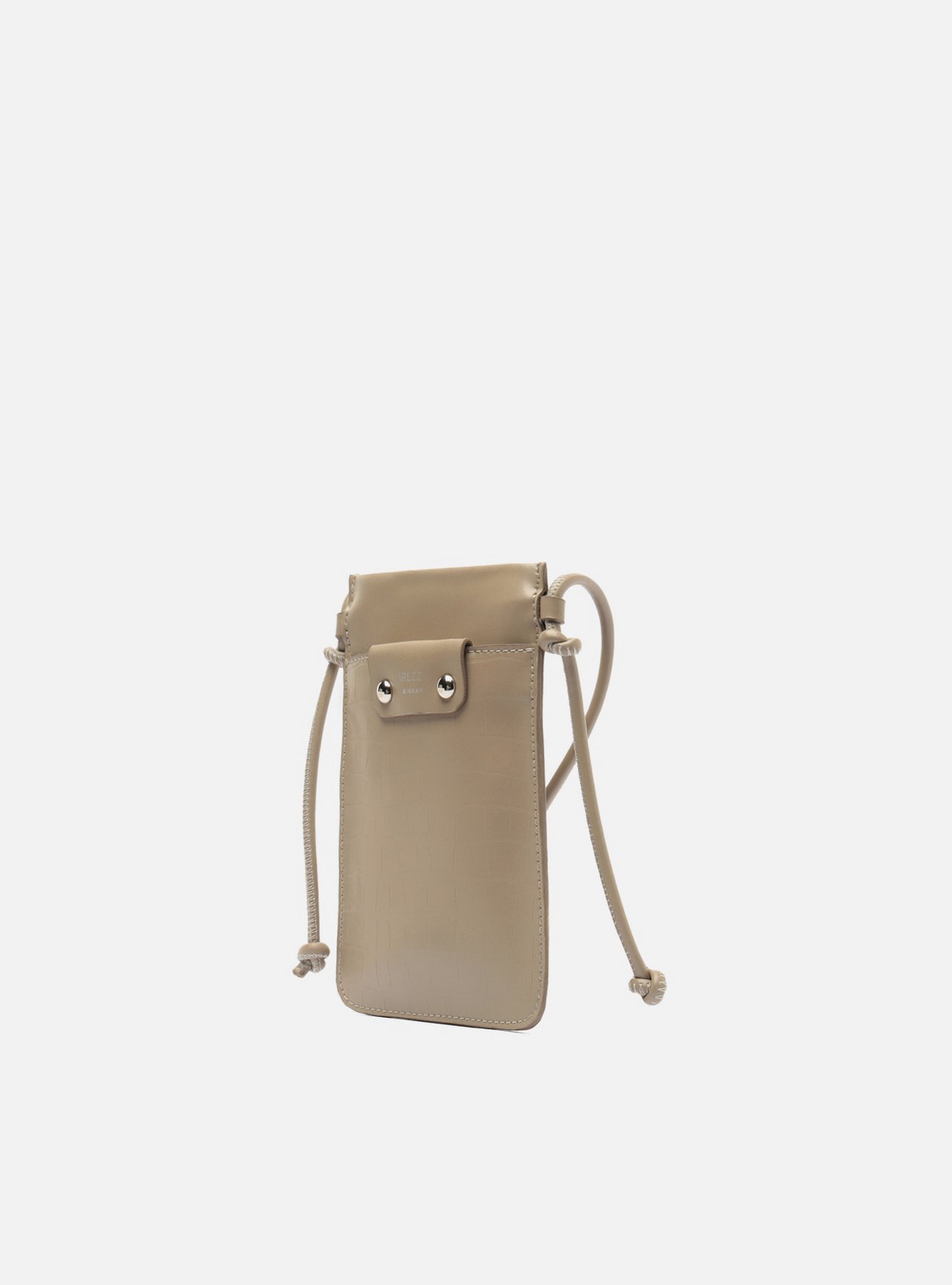 Mini Bag Cinza Croco Porta-Celular — foto 2