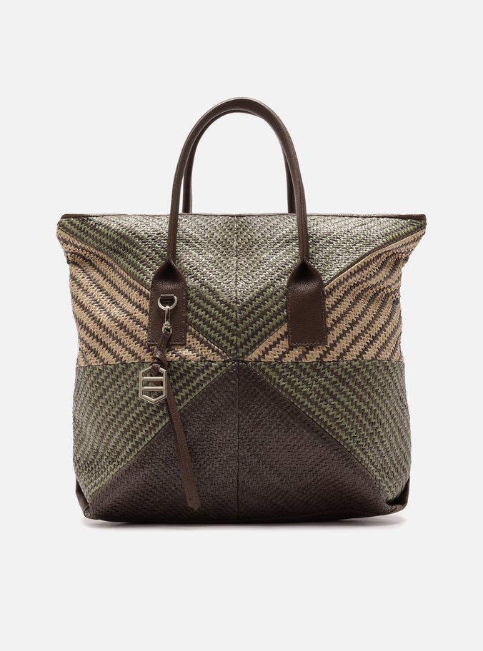 Bolsa Shopping Multicolorida Grande Fibras Naturais