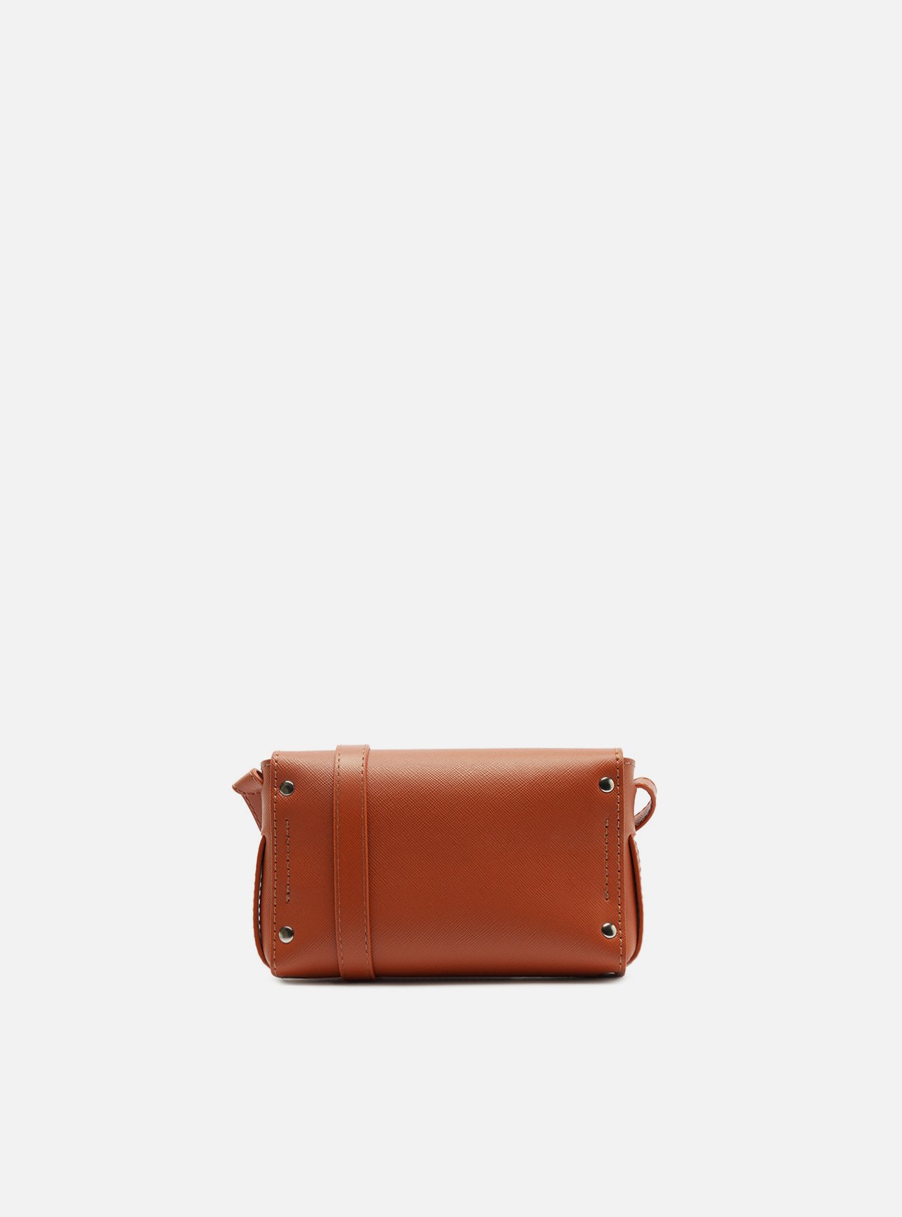 Bolsa Tiracolo Laranja Pequena Envelope — foto 3