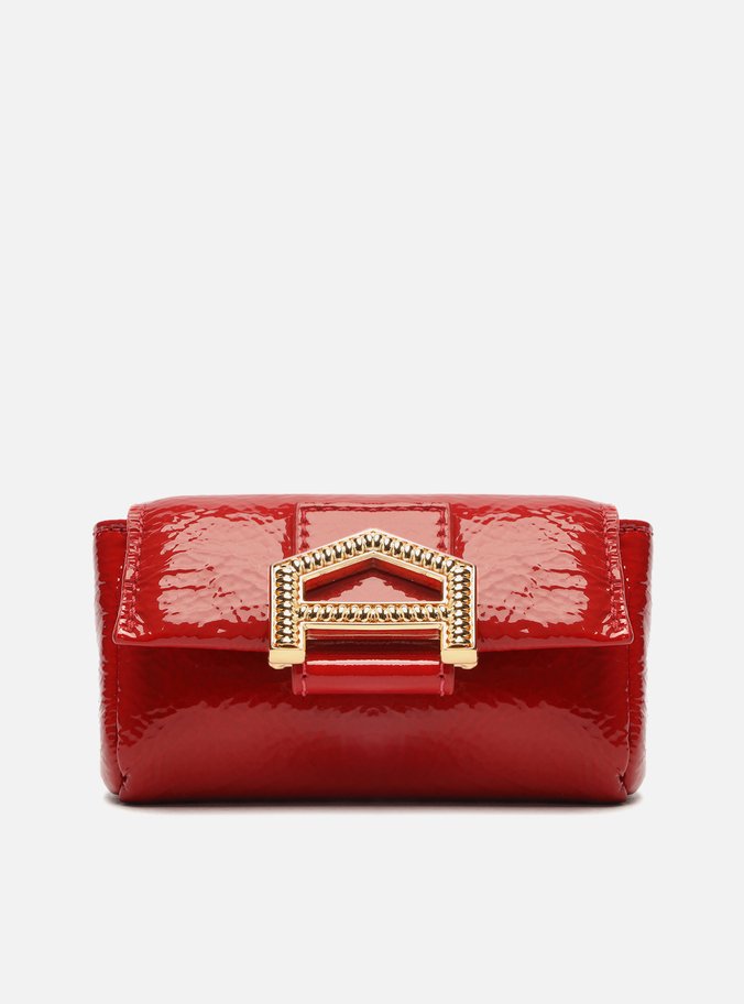 Mini Bag Vermelha Couro