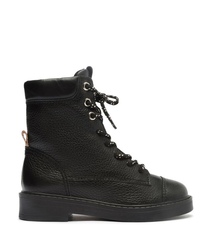 Coturno Infantil Preto Cano Curto