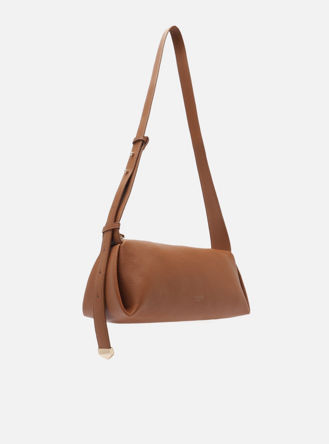 Bolsa Tiracolo Preta Média Soft Metais — foto 2