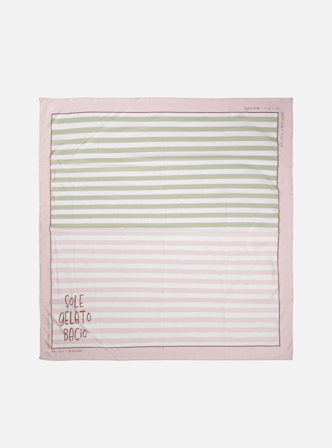 Lenço Listrado Brizza + Bacio Di Latte