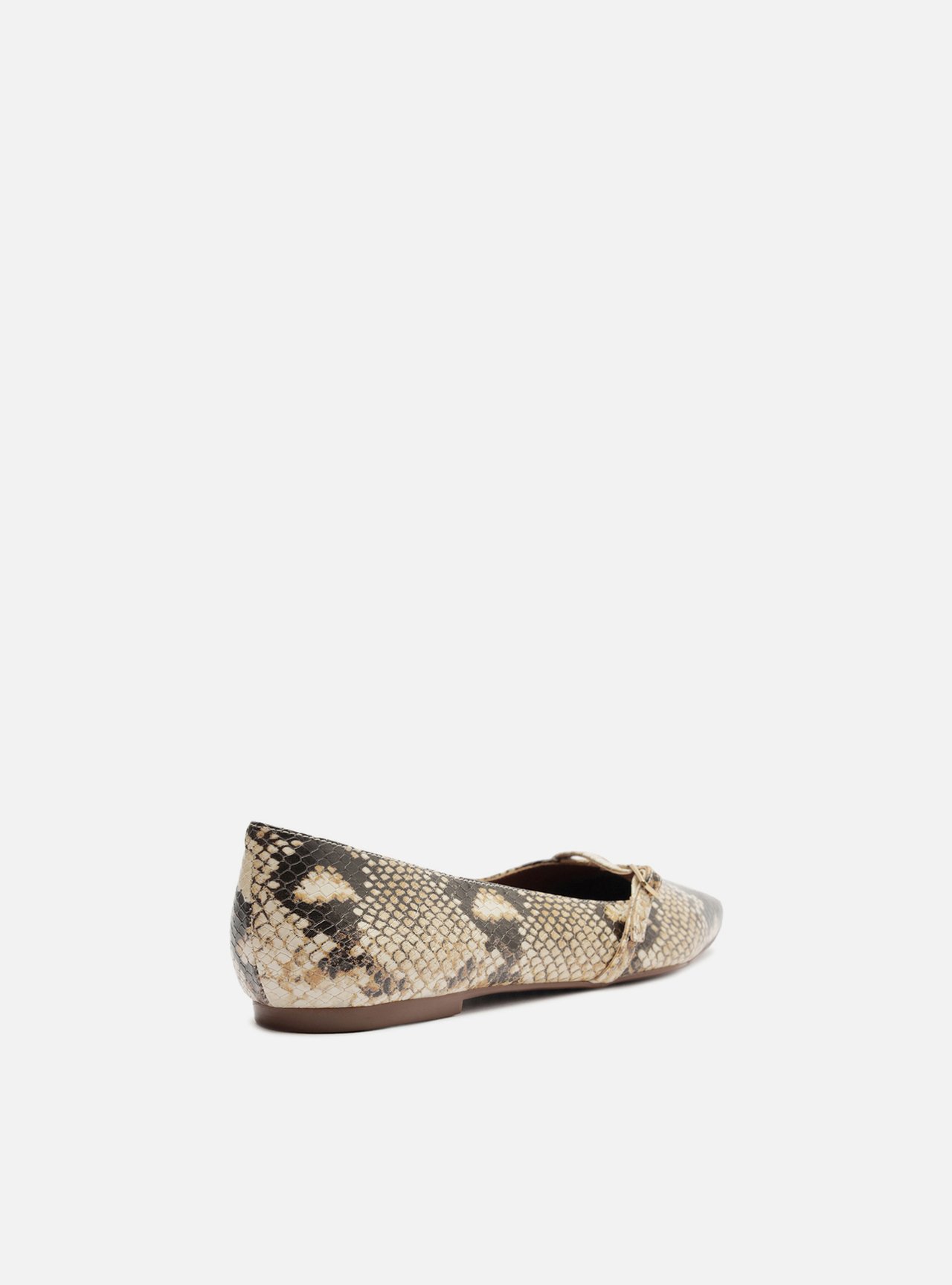 Sapatilha Animal Print Bico Quadrado — foto 3