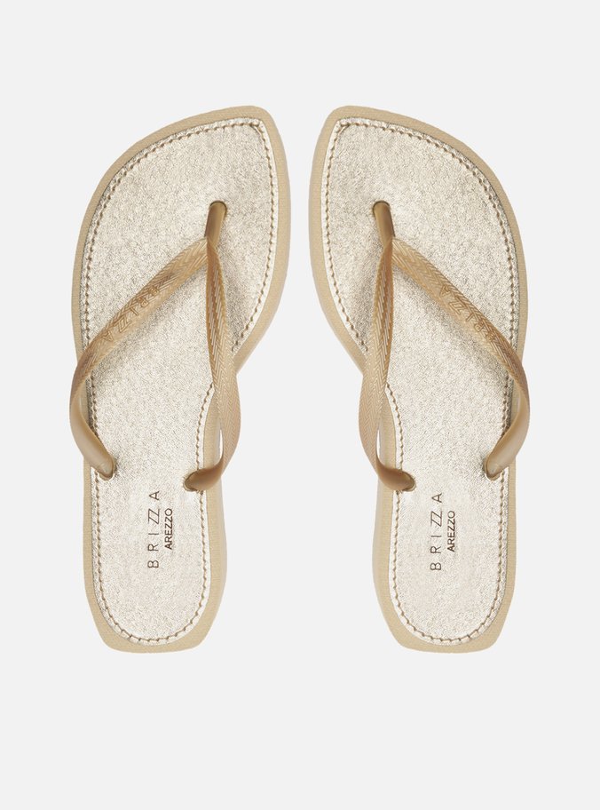 Chinelo de Dedo Dourado Recouro Flash