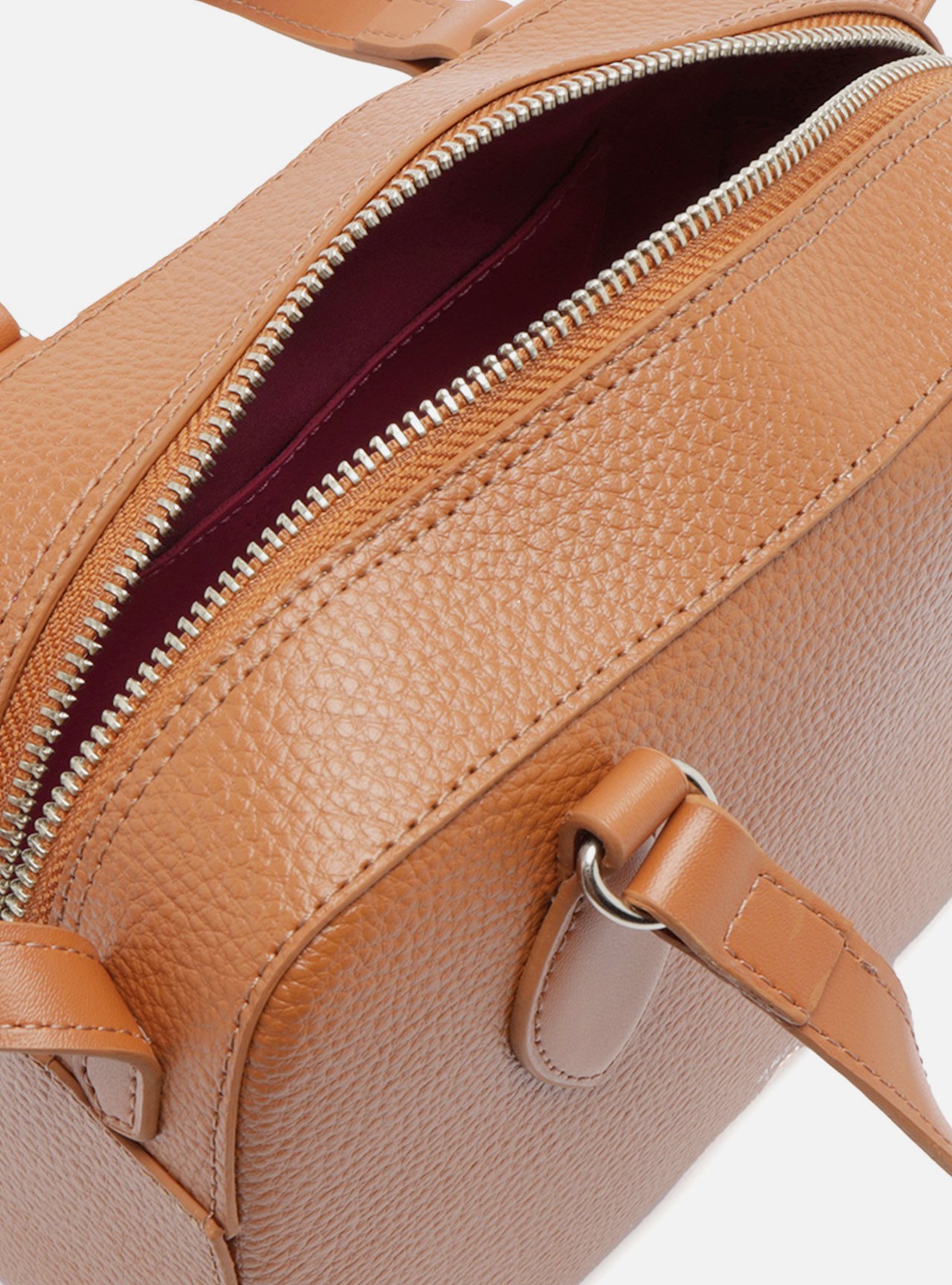 Bolsa Tiracolo Marrom Média — foto 4