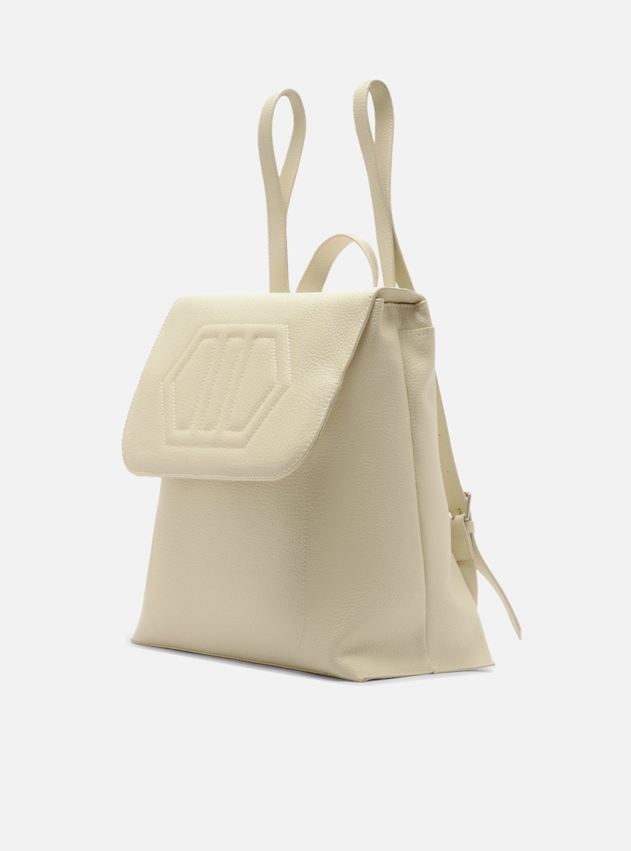 Bolsa Mochila Branca Grande Monograma — foto 2