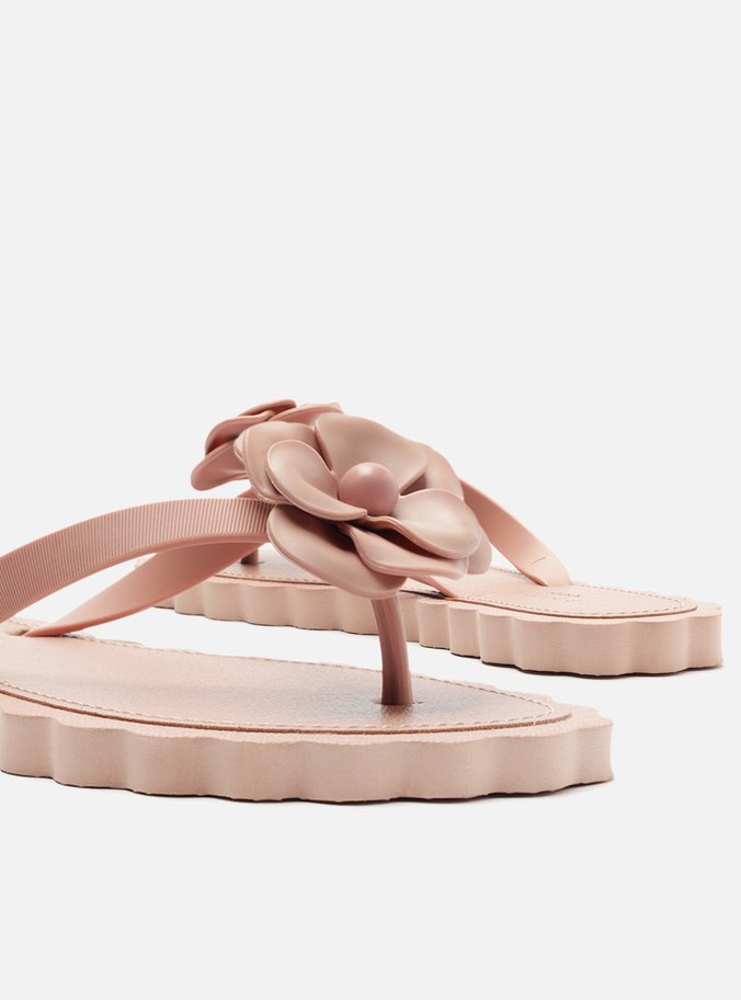 Chinelo de Dedo Rosa Recouro Flor Daisy