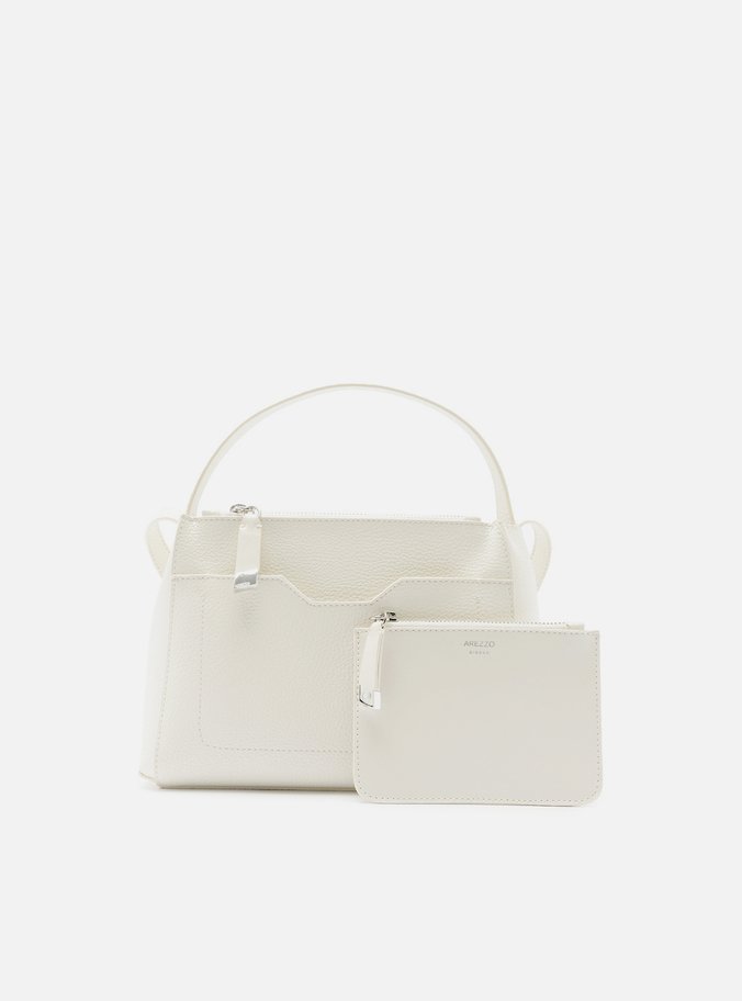 Bolsa Tote Branca Crema Emilly Média