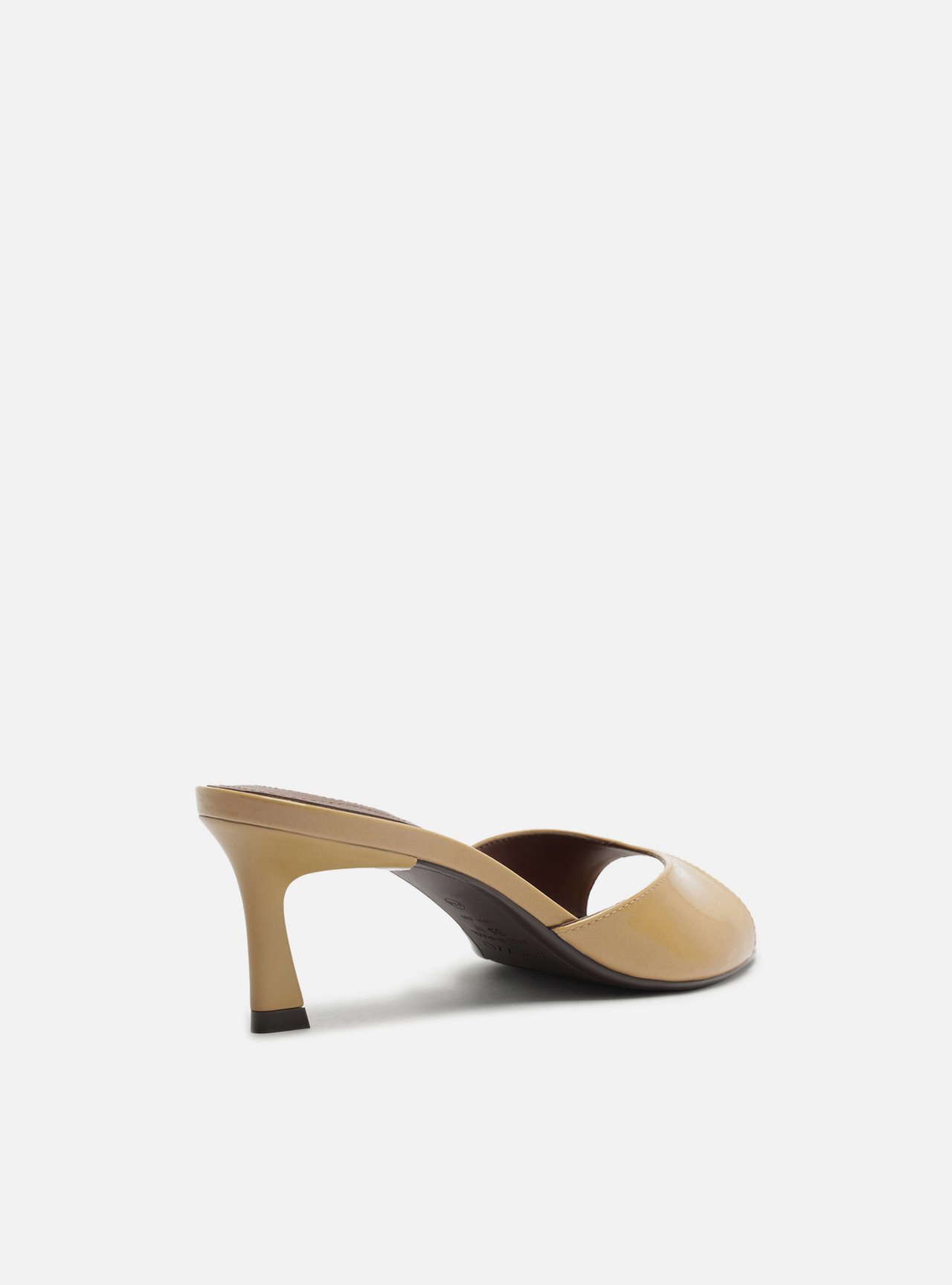 Tamanco Nude Salto Fino — foto 3