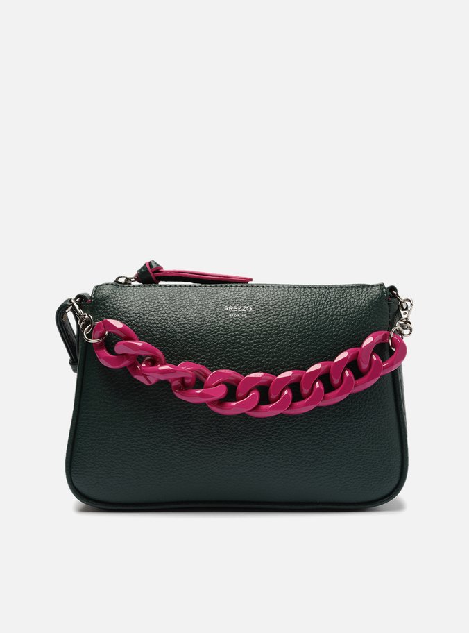 Bolsa Tiracolo Verde Iara Pequena Deep Pink