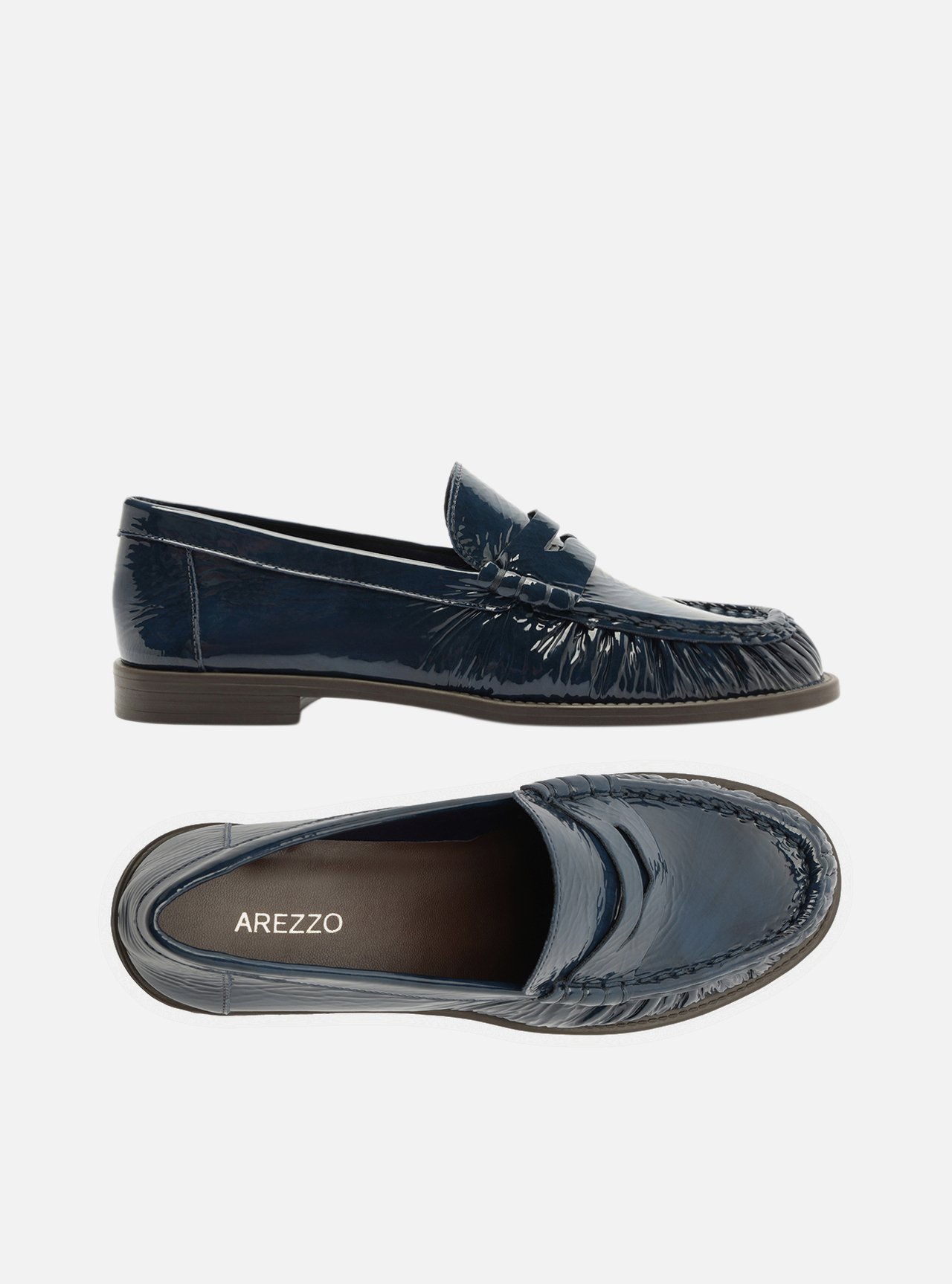 Mocassim Azul Couro — foto 5