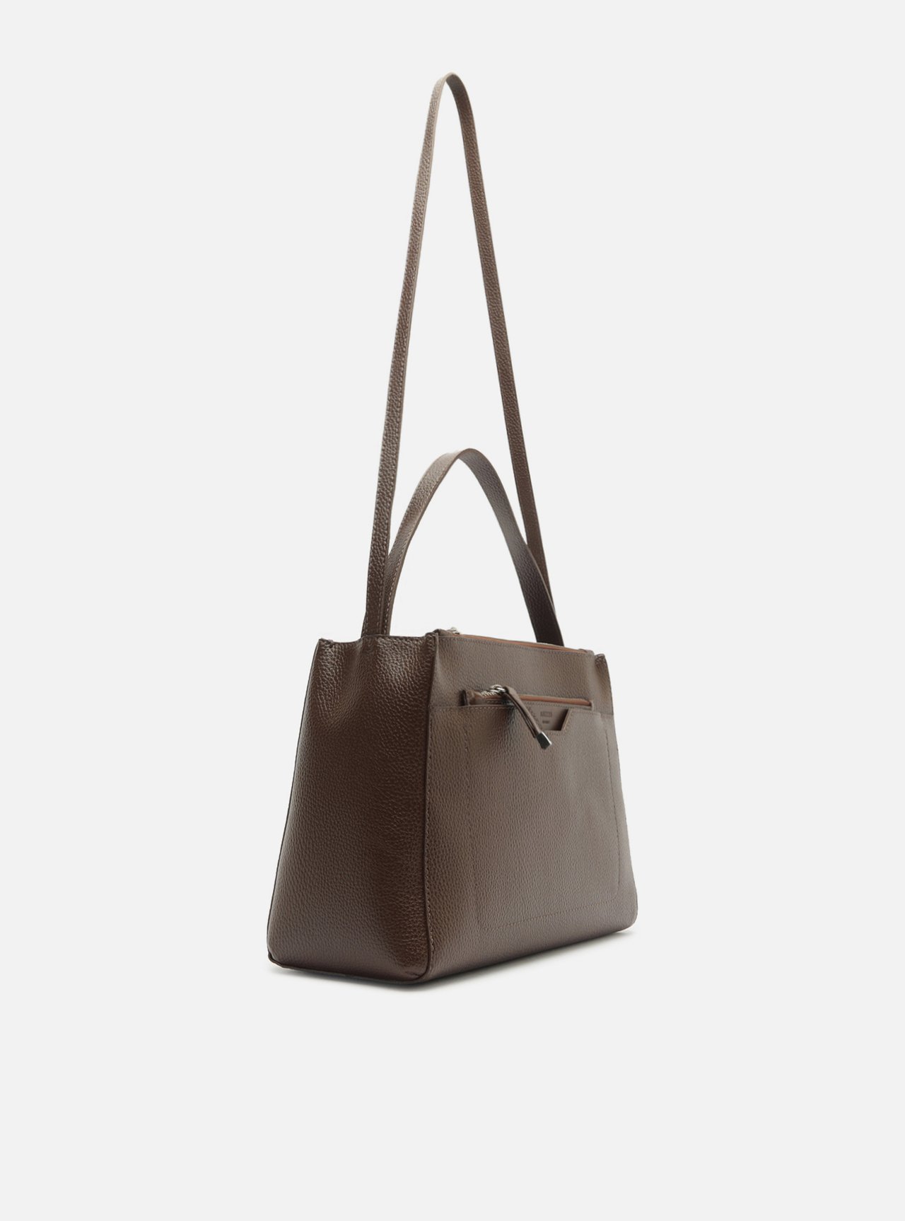 Bolsa Tote Marrom Escura Emilly Grande — foto 5