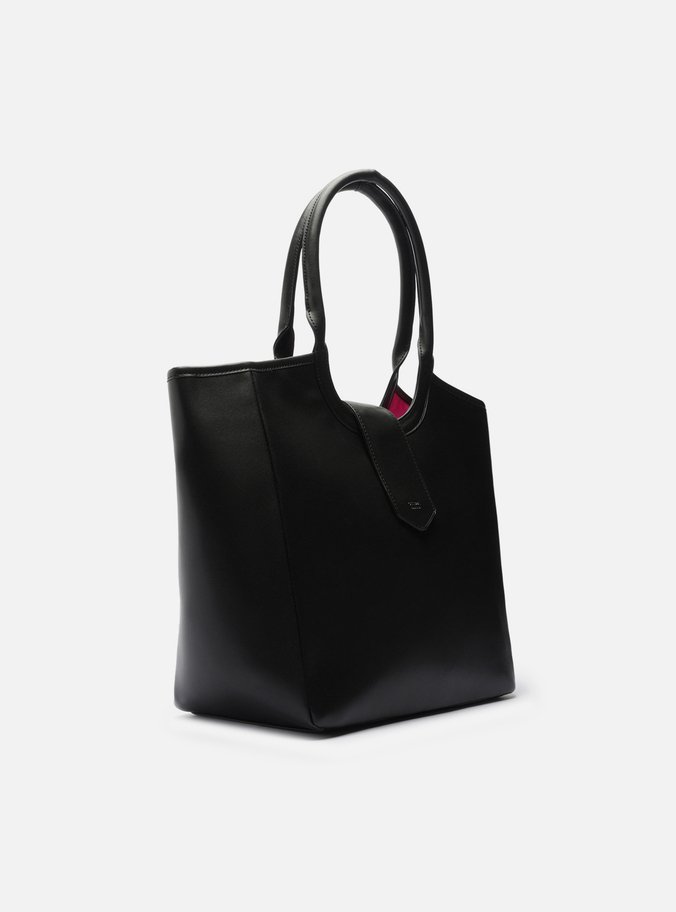 Bolsa Preta Tote Média