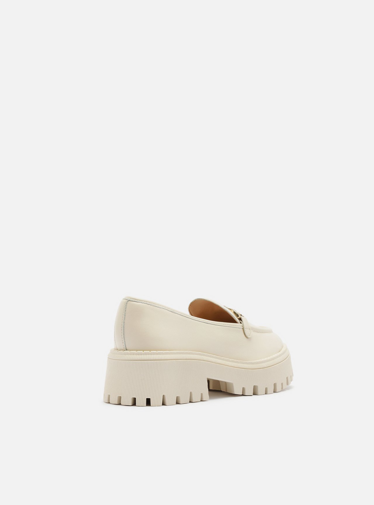 Mocassim Off-White Couro Tratorado Bridão — foto 3