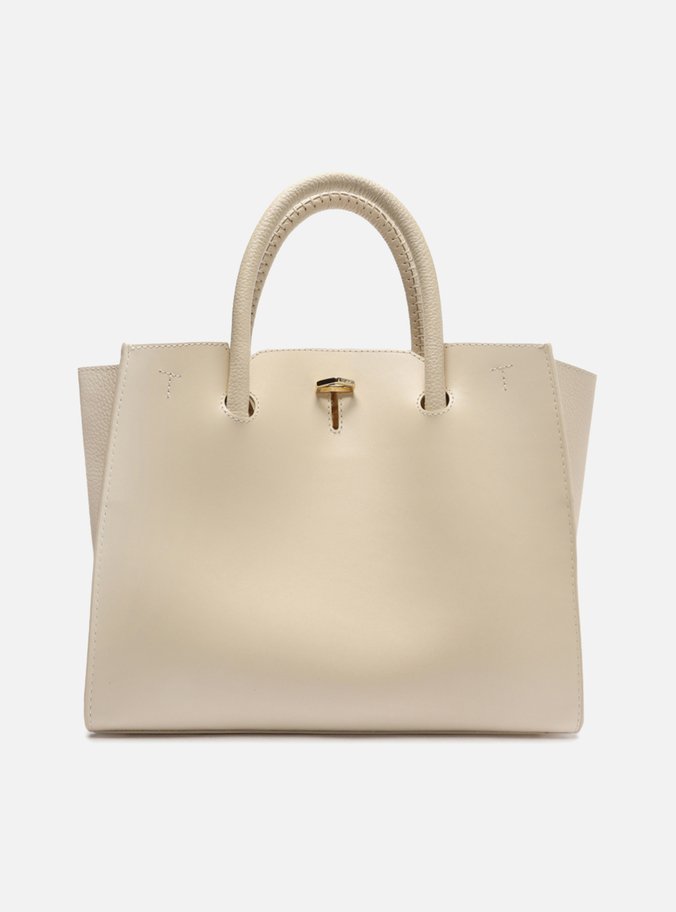 Bolsa Tote Off-White Couro Média Olie