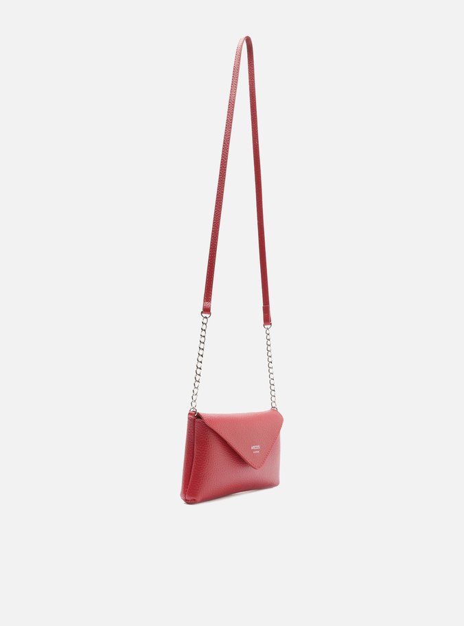 Bolsa Tiracolo Vermelha Pequena Envelope