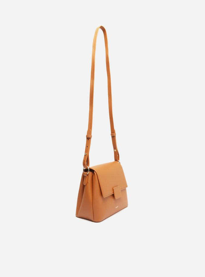 Bolsa Marrom Caramelo Tiracolo Média