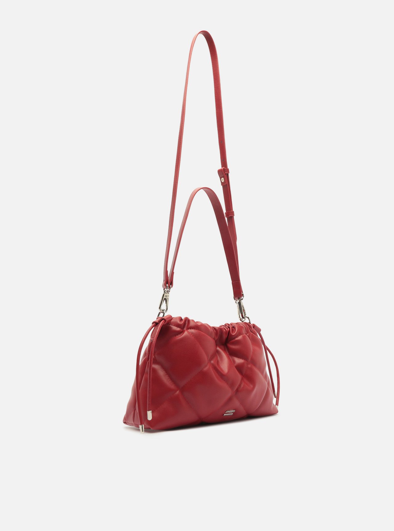 Bolsa Shoulder Vermelha Couro Matelassê — foto 2