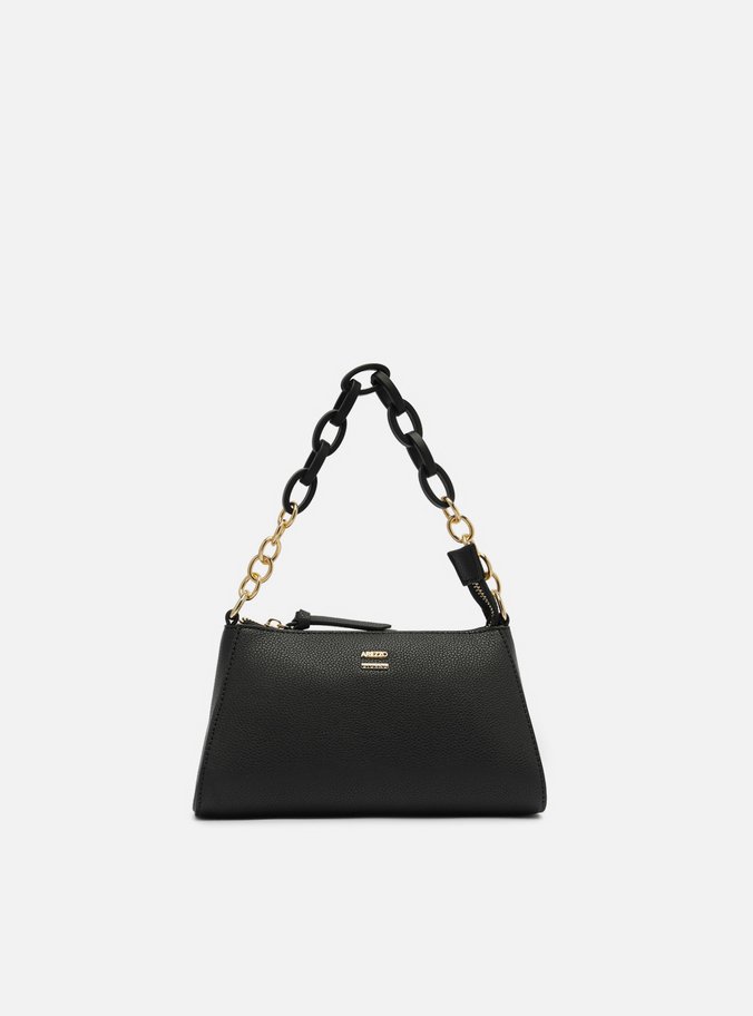 Bolsa Tiracolo Preta Corrente Pequena