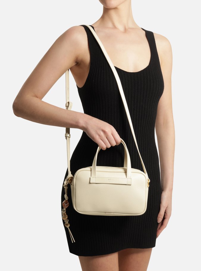 Bolsa Tiracolo Off-White Média Bag Charm Pedras