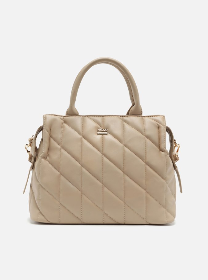 Bolsa Shopping Nude Grande Costuras