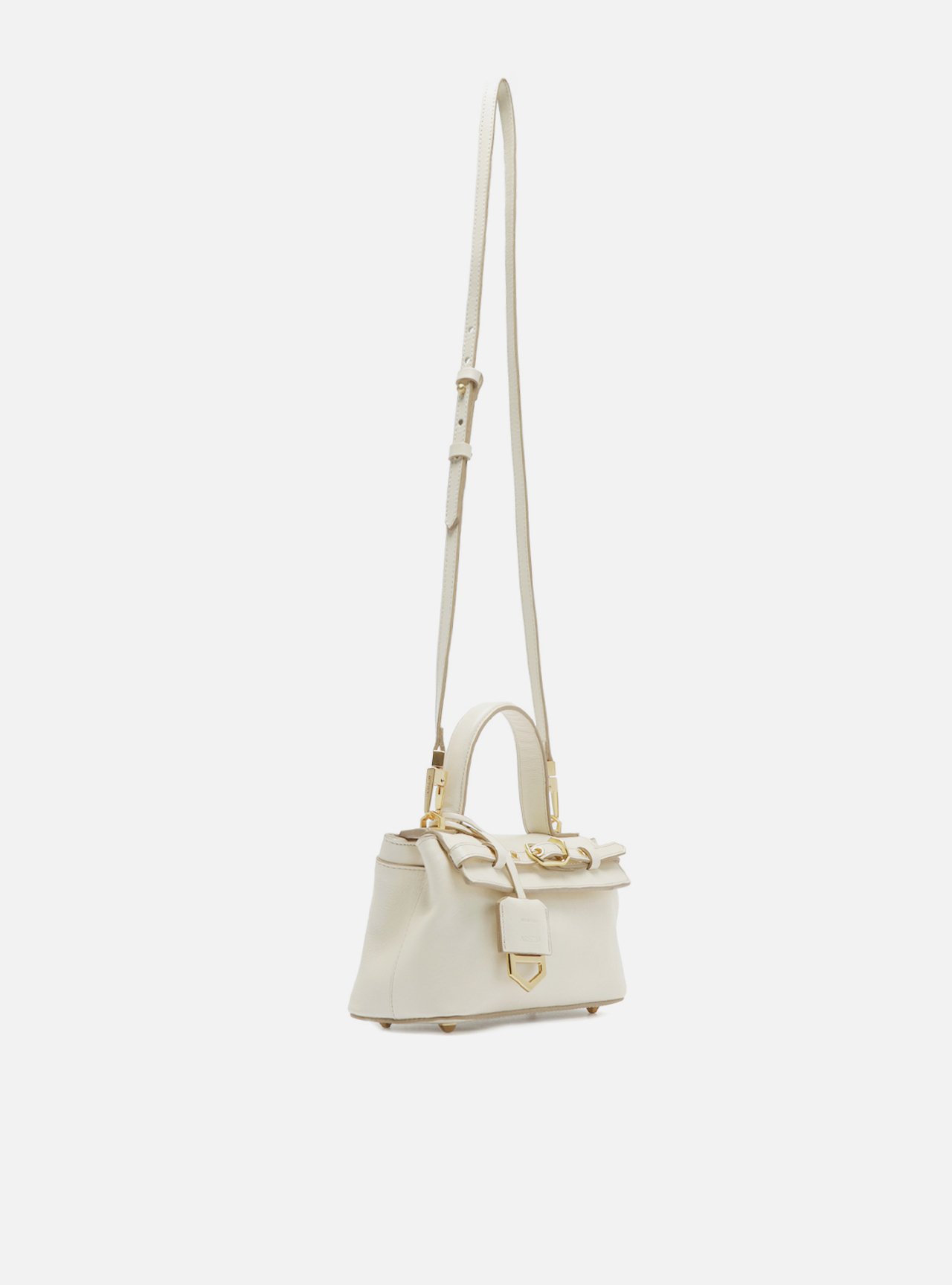 Tiracolo Off-White Couro Pequena Bag Charm Victória — foto 5