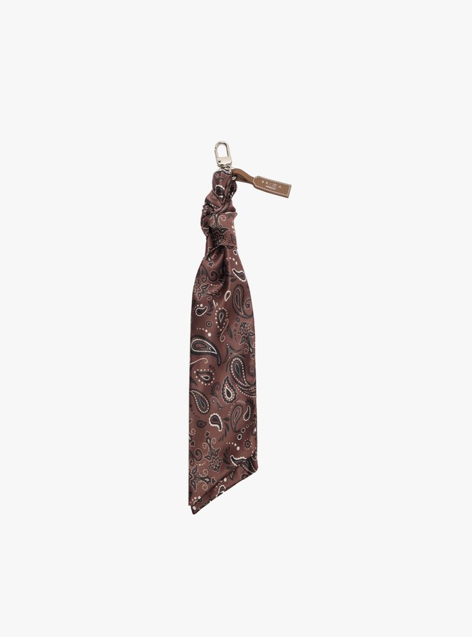 Lenço Marrom Paisley Livia