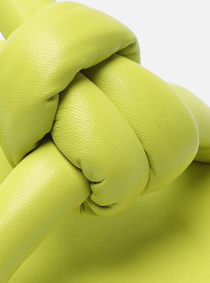 Papete Verde Rasteira Tiras Pillow